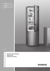 Siemens KA D Serie Instrucciones De Uso Y Montaje