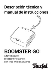 Teufel BOOMSTER GO Descripción Técnica Y Manual De Instrucciones