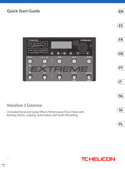 TC-Helicon VOICELIVE 3 EXTREME Manual Del Usuario