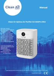 Clean Air Optima CA-502Pro Mini Manual