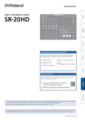 Roland SR-20HD Guía De Inicio