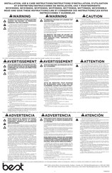 Best WCT1366SS Nstrucciones De Instalación, Uso Y Mantenimiento
