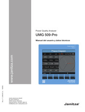 janitza UMG 509-PRO Manual Del Usuario