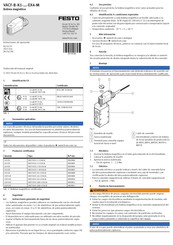 Festo VACF-B-K1 EX4-M Serie Instrucciones De Operación