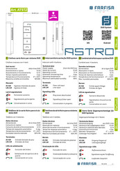 Farfisa ASTRO AT972 Manual De Instrucciones