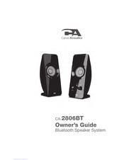 Cyber Acoustics CA-2806BT Guia Del Propietario