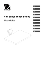 OHAUS C51 Serie Manual Del Usuario