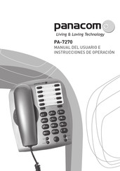 Panacom PA-7270 Manual Del Usuario E Instrucciones De Operación