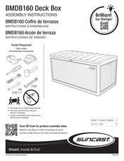 Suncast BMDB160 Instrucciones De Armado