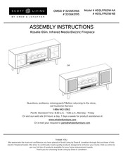 Scott Living HDSLFP65W-4B Instrucciones De Montaje