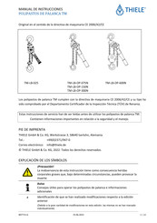 Thiele TM-LB-025 Manual De Instrucciones