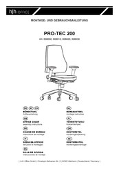 hjh OFFICE PRO-TEC 200 608000 Instrucciones De Instalacion Y Uso