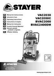 stayer VAC2030 Manual De Instrucciones