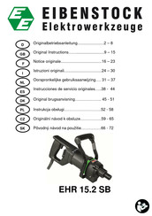 EIBENSTOCK EHR 15.2 SB Instrucciones De Servicio
