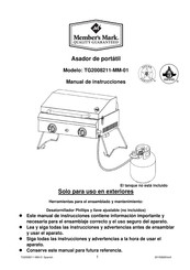 Member's Mark TG2008211-MM-01 Manual De Instrucciones