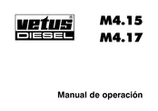 Vetus DIESEL M4.15 Manual De Operación