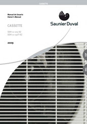 Saunier Duval CASSETTE SDH 11-105 KZ Manual De Usuario