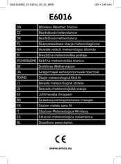 Emos E6016 Manual