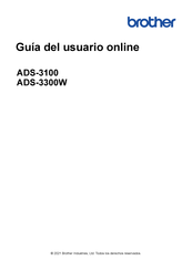 Brother ADS-3100 Guía Del Usuario Online