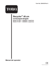 Toro Recycler 20817 Manual Del Operador