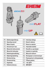 EHEIM skim350 Manual De Instrucciones