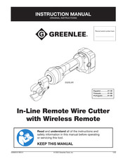 Greenlee ES20LXR Manual De Instrucciones