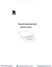 OHAUS ES50L Manual De Instrucciones