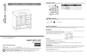 allen+roth LWS36LVHB Instrucciones De Montaje