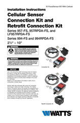 Watts 957RPDA-FS Serie Instrucciones De Instalación