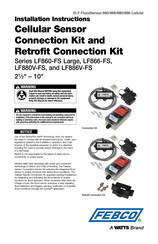 Febco LF880V-FS Serie Instrucciones De Instalación