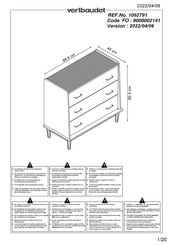 VERTBAUDET 1062791 Instrucciones De Montaje