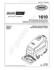 Tennant 9000501 Manual Del Operador Y Piezas