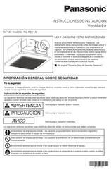 Panasonic RG-R811A Instrucciones De Instalación