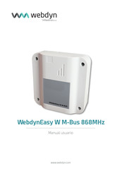 Webdyn Easy W M-Bus 868MHz Manual Usuario