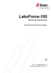Struers LaboForce-100 Manual De Instrucciones