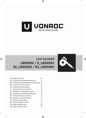 VONROC S3 LB502DC Traducción Del Manual Original