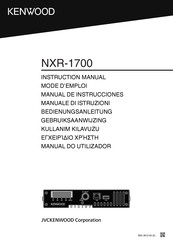 Kenwood NXR-1700 Manual De Instrucciones