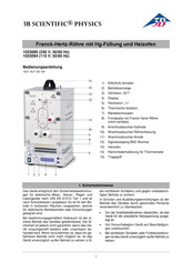 3B SCIENTIFIC PHYSICS 1023094 Manual De Instrucciones