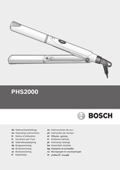 Bosch PHS2000 Instrucciones De Uso