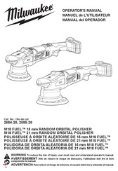 Milwaukee 2684-20 Manual Del Operador