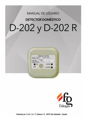 Fidegas D 202 R Manual De Usuario