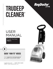 RugDoctor TDC-1 Manual Del Usuario