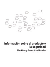 Blackberry RBX11BW Información Sobre El Producto