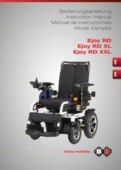 B+B Ejoy RD XXl Manual De Instrucciones