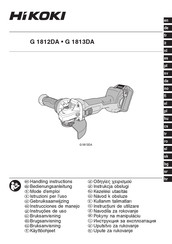 HIKOKI G 1813DA Instrucciones De Manejo