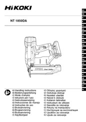 HIKOKI NT 1850DA Instrucciones De Manejo