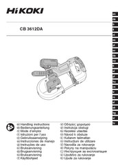 HIKOKI CB 3612DA Instrucciones De Manejo