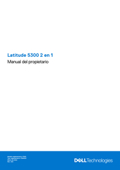 Dell Latitude 5300 2 in 1 Manual Del Propietário
