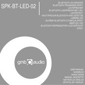 GMB Audio SPK-BT-LED-02 Manual Del Usuario