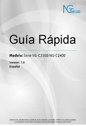 NGTeco NG-C2300 Serie Guía Rápida